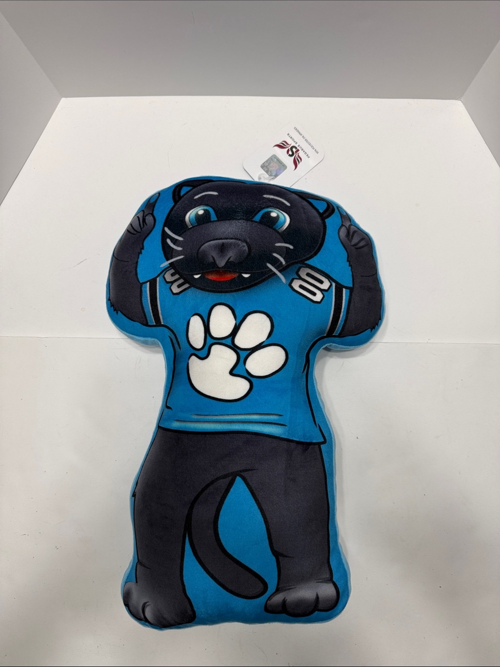 Blue Plushlete Paw Mascot Dog Toy by Pegasus sports